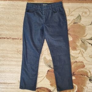 BANANA REPUBLIC dark wash shimmer trouser jean 4